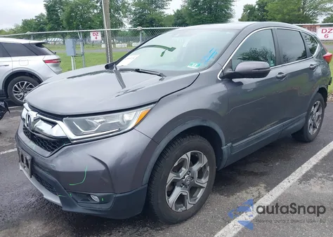 2018 Honda Cr-V Ex из США, поврежденный, VIN 2HKRW2H54JH662797